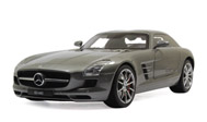 奔驰SLS AMG 汽车模型 威利 1：18 灰色