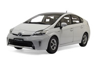 普锐斯 汽车模型 国产原厂 1：18 白色