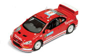 雪铁龙标致307 WRC #8  汽车模型 IXO 1：43 红花 RAM183