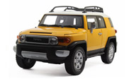 丰田 FJ CRUISER 兰德酷路泽 汽车模型 原厂 1：18 黄色