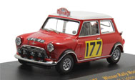 1967年 迷你BMC COOPERS 177号赛车 汽车模型 IXO 1:43 红色