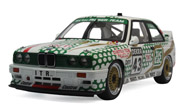 宝马M3 DTM 1991“TIC TAC”BERG 奥拓autoart 1:18 绿花色 89147#43 汽车模型