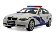 宝马330i警车模型 1:18 威利 BMW 330i Police car 12561P-MB