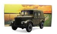 苏联嘎斯69硬顶 汽车模型 原厂 1：18 GAZ-69
