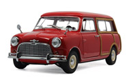 莫里斯 旅行客车 Morris Mini汽车模型 京商 1:18 08195R 红色