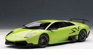 兰博基尼蝙蝠LP670-4 SV 汽车模型 奥拓autoart 1:18 74627 绿色