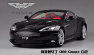 阿斯顿马丁 DB9 Coupe 汽车模型 威利FX  1:18 黑色