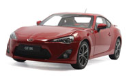 丰田 86 GT 汽车模型 奥拓autoart 1:18 78774 红色
