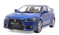三菱蓝瑟 翼豪陆神 汽车模型 1:18 东南三菱原厂 EVO 10代 蓝色