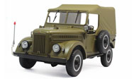 嘎斯69A型吉普运兵车 汽车模型 原厂1:18 绿色 带蓬