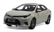 2014款广汽丰田雷凌 美版卡罗拉 1:18 原厂汽车模型  白色