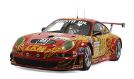 保时捷911(997)GT3RSR 75#赛车  汽车模型  奥拓autoart 1:18 红花色80972