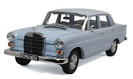奔驰200 1966年 汽车模型 NOREV 1:18硬顶蓝色