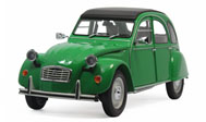 雪铁龙2cv 1976年  汽车模型 迷你切1：18绿色150111502