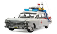 1959年凯迪拉克 ECTO 捉鬼敢死队 汽车模型  风火轮 1:18 白色