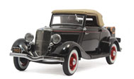 1933年福特老爷车 汽车模型  MBI 1：24 黑色