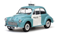 1963年莫里斯熊猫警车 汽车模型 太阳星1 :12 蓝绿色 4785