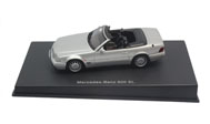 奔驰600 SL  汽车模型 aotoart 1:43  银色