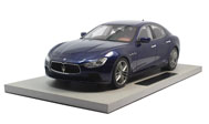 玛莎拉蒂Ghibli小总裁 汽车模型 BBR1:18蓝色TOP08B