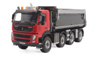 Terberg特贝格FM 2000T(3轴) 自卸翻斗泥头车 汽车模型 WSI  1:50  橙色 04-1117
