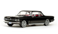 1963年雪佛兰Corvair轿跑车 黑色 汽车模型 太阳星1:18  黑色1484