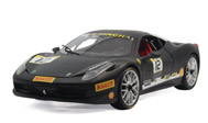 法拉利458  汽车模型 风火轮 1:18 黑花 12#