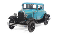 1931年福特A型轿车 老爷车拉力赛2009冠军 汽车模型 太阳星1:18 ST6130 蓝色