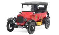 1925年福特T型救火车 消防车模型 太阳星 1:24 红色ST1902