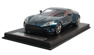 全开阿斯顿马丁ONE77汽车模型 FrontiArt 1:18 金属蓝银轮毂FA007-53